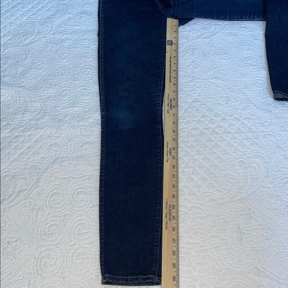 Madewell Classic Blue Denim Jeans. 10” high rise. Skinny. Dark Wash. Size 25T - Picture 10 of 10